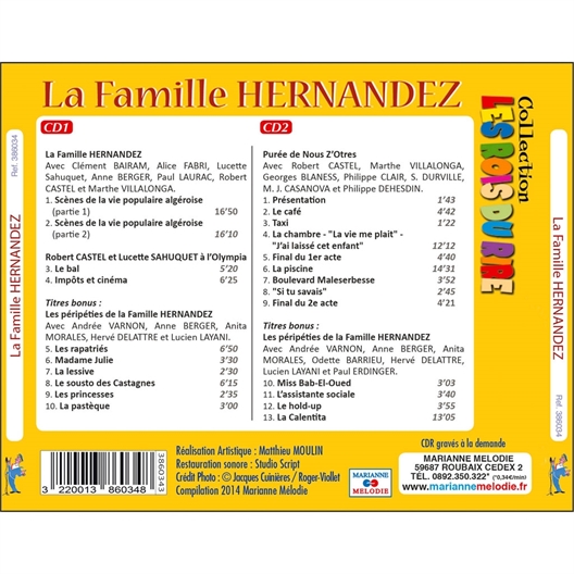 2 cd la Famille Hernandez