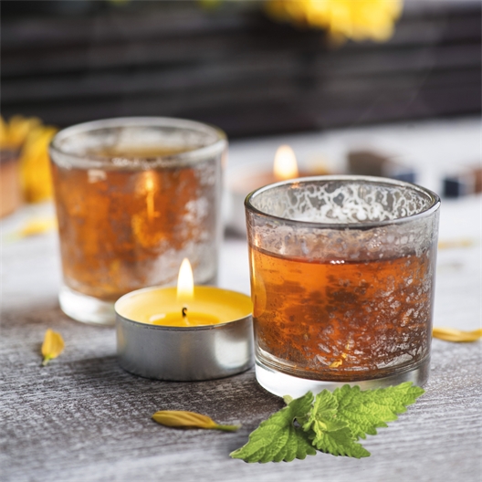 Lot de 24 bougies citronnelle