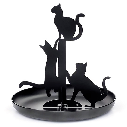 Coupelle porte-bijoux chats