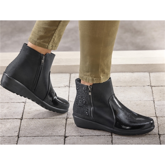 Boots fantaisie - Barbara Noir - taille 40
