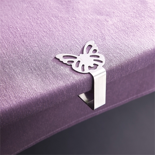 4 pinces nappe papillon