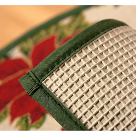 Tapis "poinsettias" 48 x 68 cm