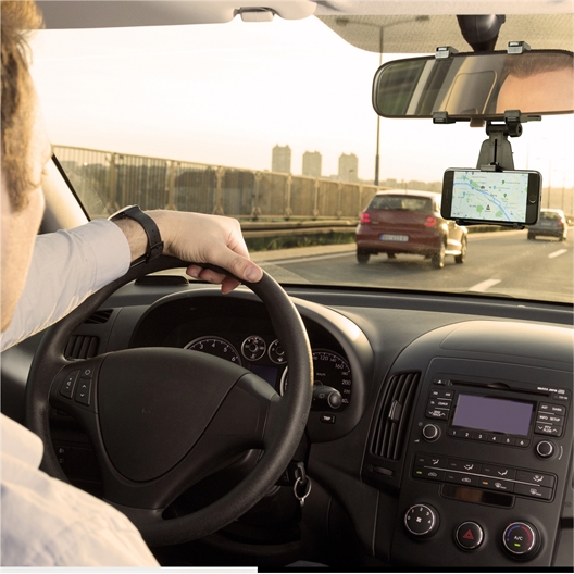 Support téléphone rétroviseur