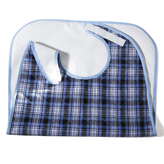 Tablier-bavoir écossais ou lot de 2