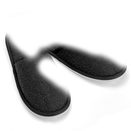 Lot de 2 paires de chaussons bain Bleu + Blanc - taille 38/39