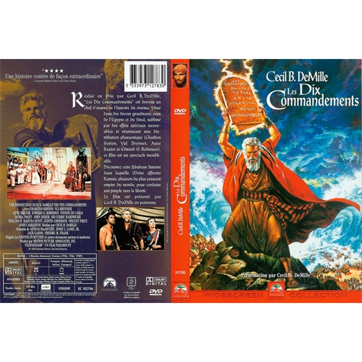 2 dvd les dix Commandements