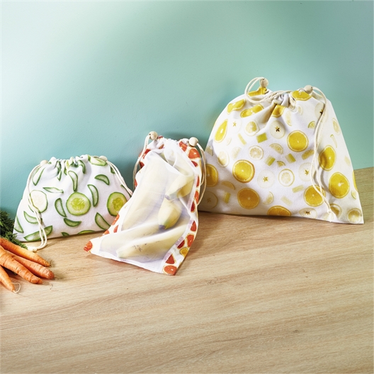 Lot de 3 sacs à provision