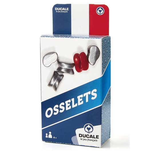 Jeu de 5 osselets en métal