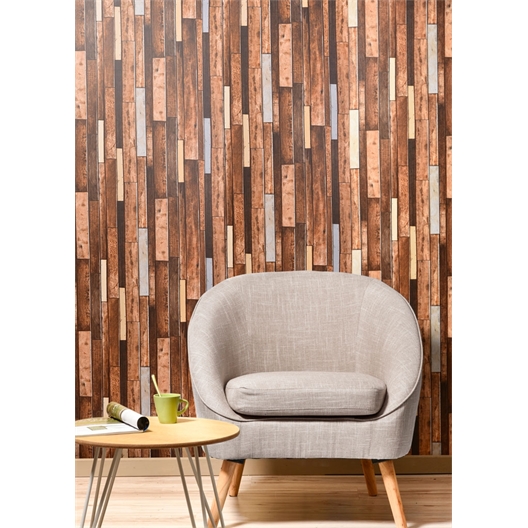 Papier mural autocollant briques