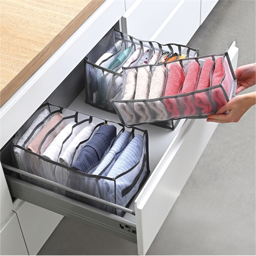 Lot de 3 rangements pliables