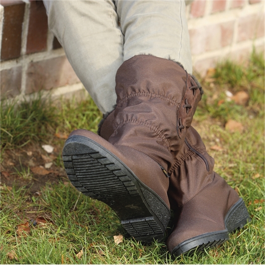 Bottes "Lucie" noir ou marron