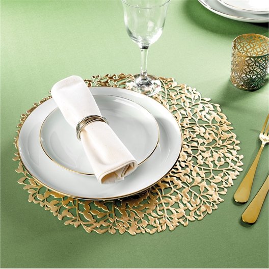 Lot de 4 sets de table Feuillage