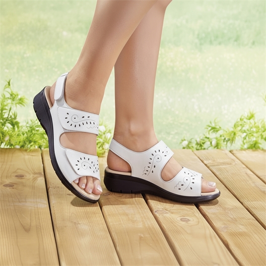 Sandales ouvertes Sansa Blanc - taille 41
