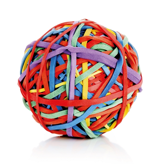 Elastiques arc-en-ciel