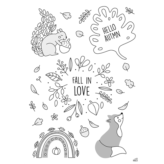 Set de 8 pochoirs fenêtre