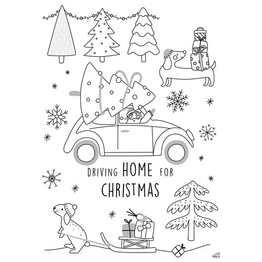 Set de 8 pochoirs fenêtre