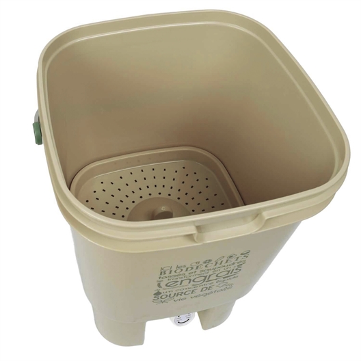 Composteur de cuisine avec robinet