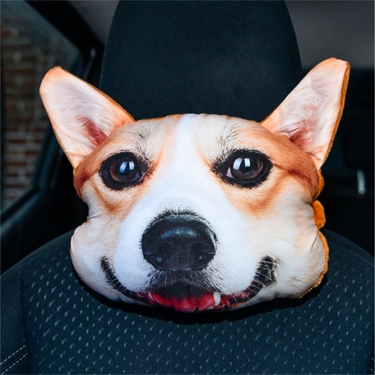 Appui-tête "chat" ou "chien" pour voiture