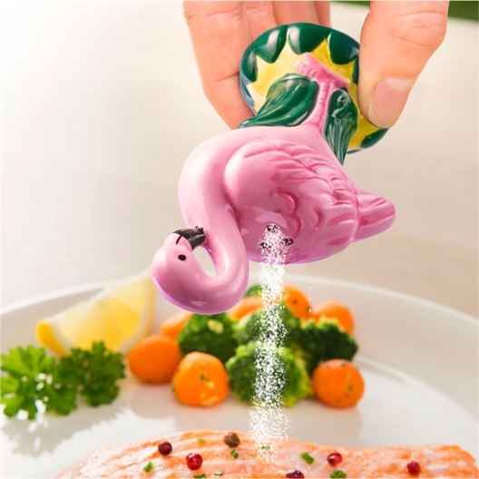 Sel et poivre flamants roses