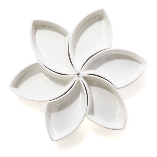 Service à apéritif rosace