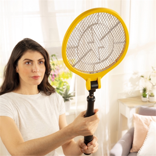 Raquette anti-insectes télescopique