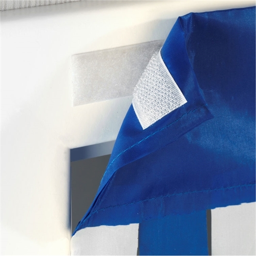 Rideau de porte : Gris/blanc ou Bleu/blanc