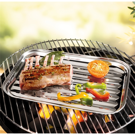 Plat barbecue inox
