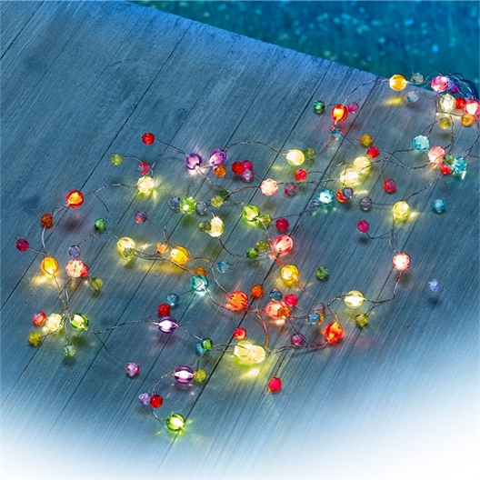 Guirlande LED multicolore