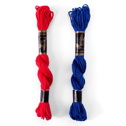 Lot de 120 échevettes en coton