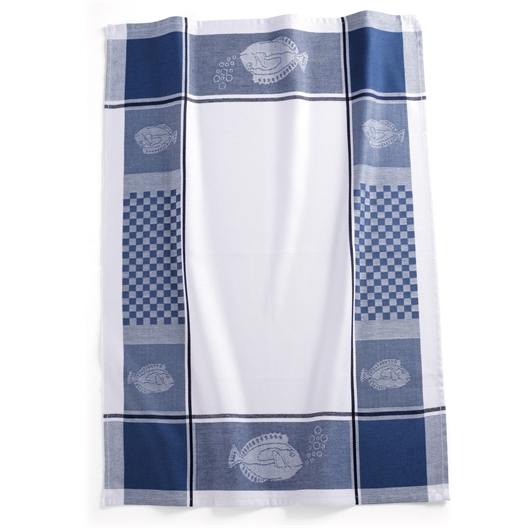 Lot de 3 torchons poissons