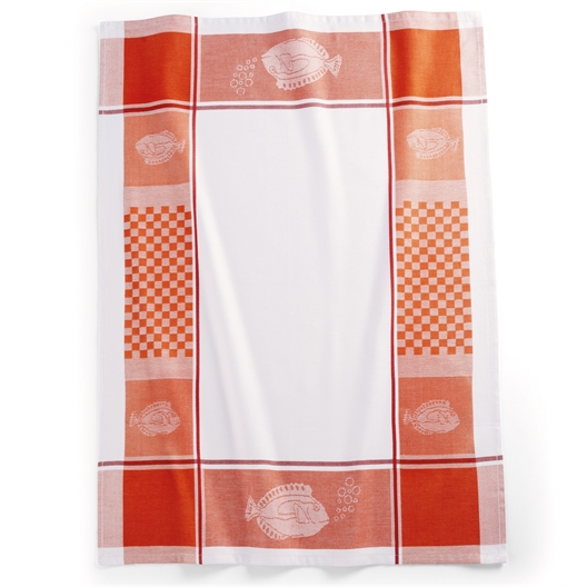 Lot de 3 torchons poissons