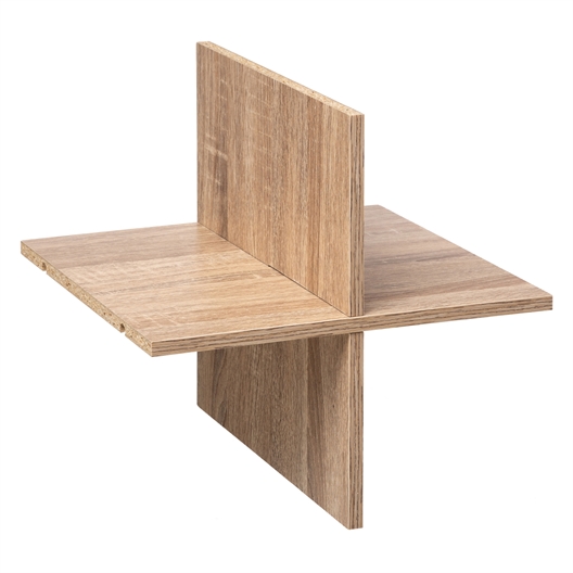 Croisillon blanc ou aspect bois pour caisson