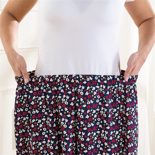 Jupe culotte fleurie