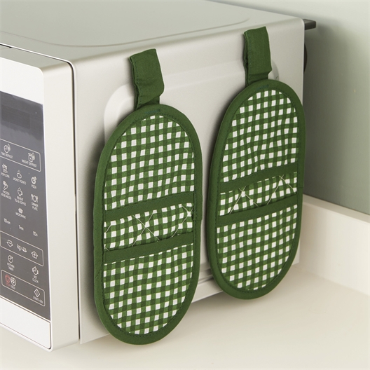 Maniques micro-ondes en tissu