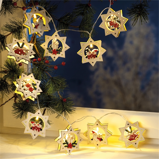 Guirlande 10 étoiles