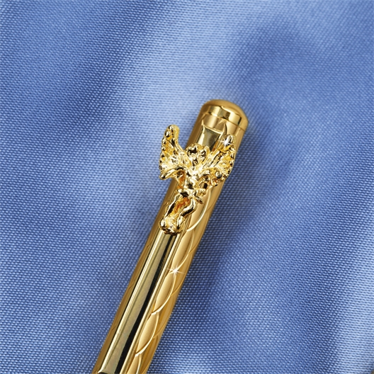 2 stylos ange dorés