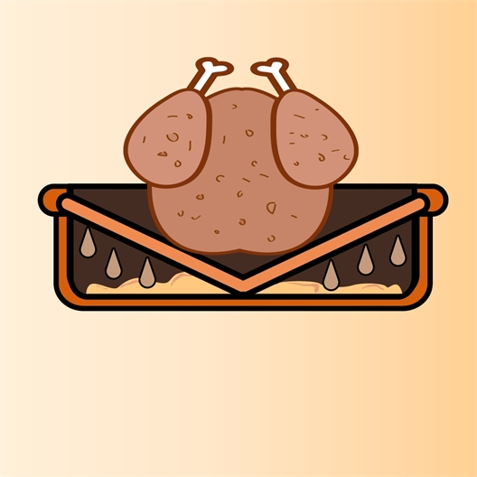 Plat à rôtir cuivré