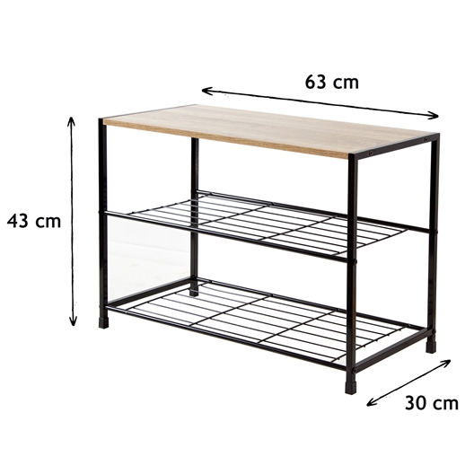 Etagère à chaussures 3 niveaux