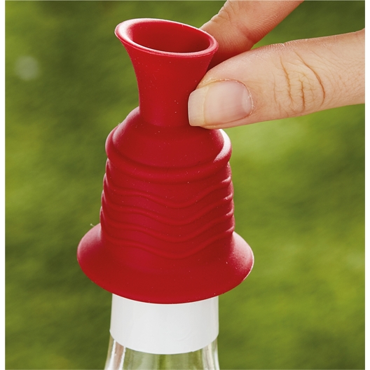 2 bouchons bec verseur silicone