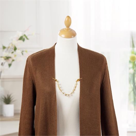 Pince à gilet perles