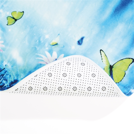 Tapis salle de bains papillons de nuit
