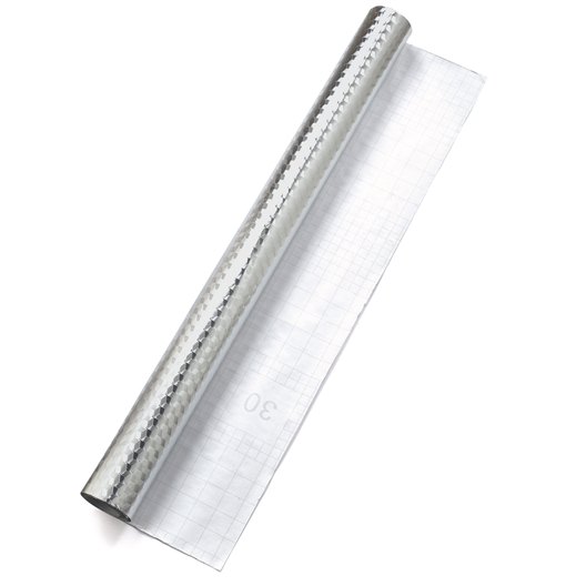 Rouleau métallisé de protection cuisine