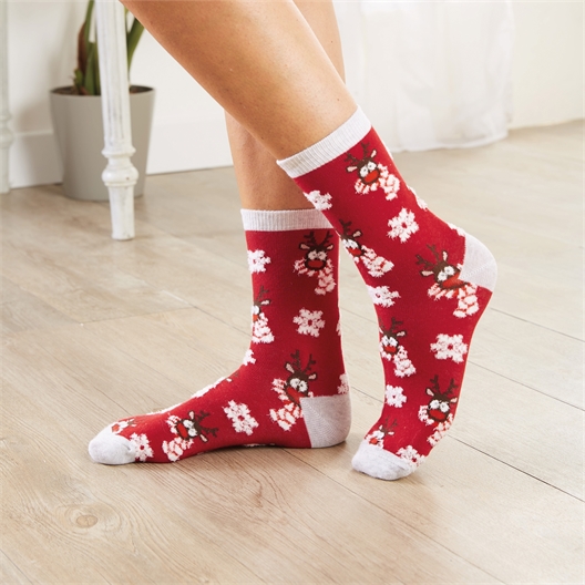 Lot de 5 paires de chaussettes Noël