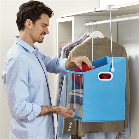 Bac de rangement à bascule