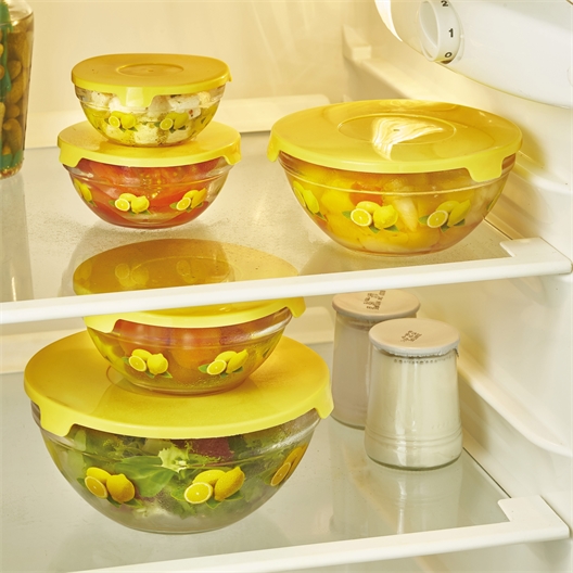 Boîtes verre citron