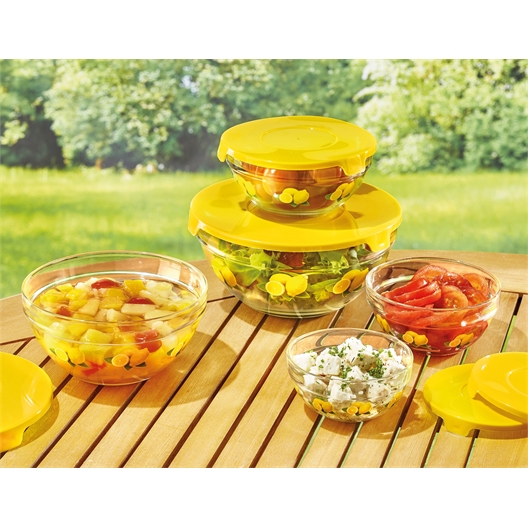 Boîtes verre citron
