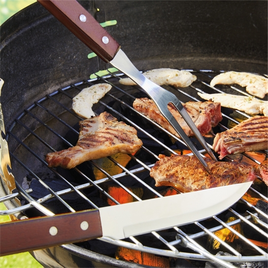 Lot de 2 ustensiles barbecue