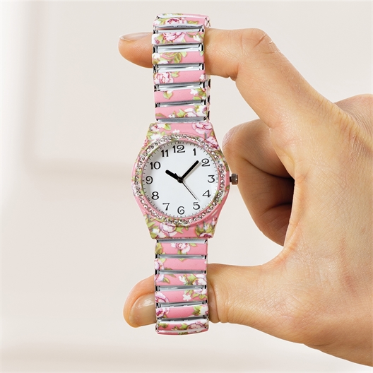 Montre fleurie