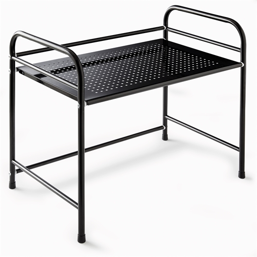 Etagère noire micro-ondes