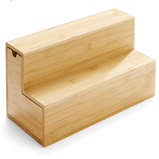 Etagère à tiroir bambou